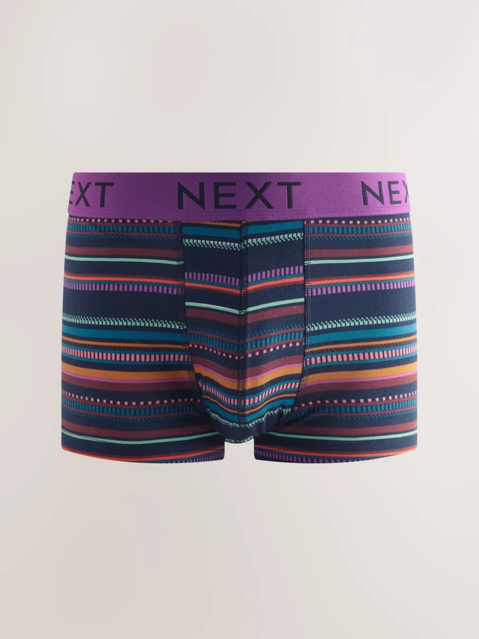 Navy/ Burgundy Red Spot Stripe 8 pack Hipster Boxers 5 Pack
