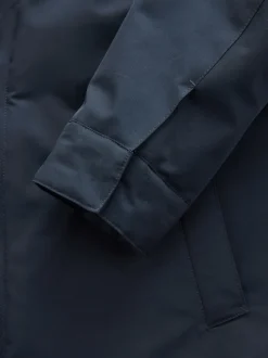 Navy Drytech Quilted Shower Resistant Jacket