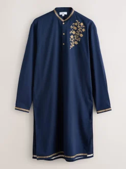 Navy Kurta
