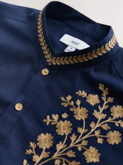 Navy Kurta