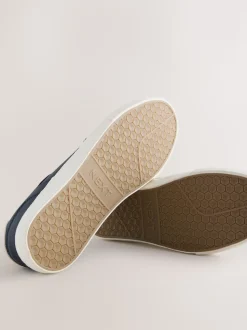 Navy Low Court Trainers