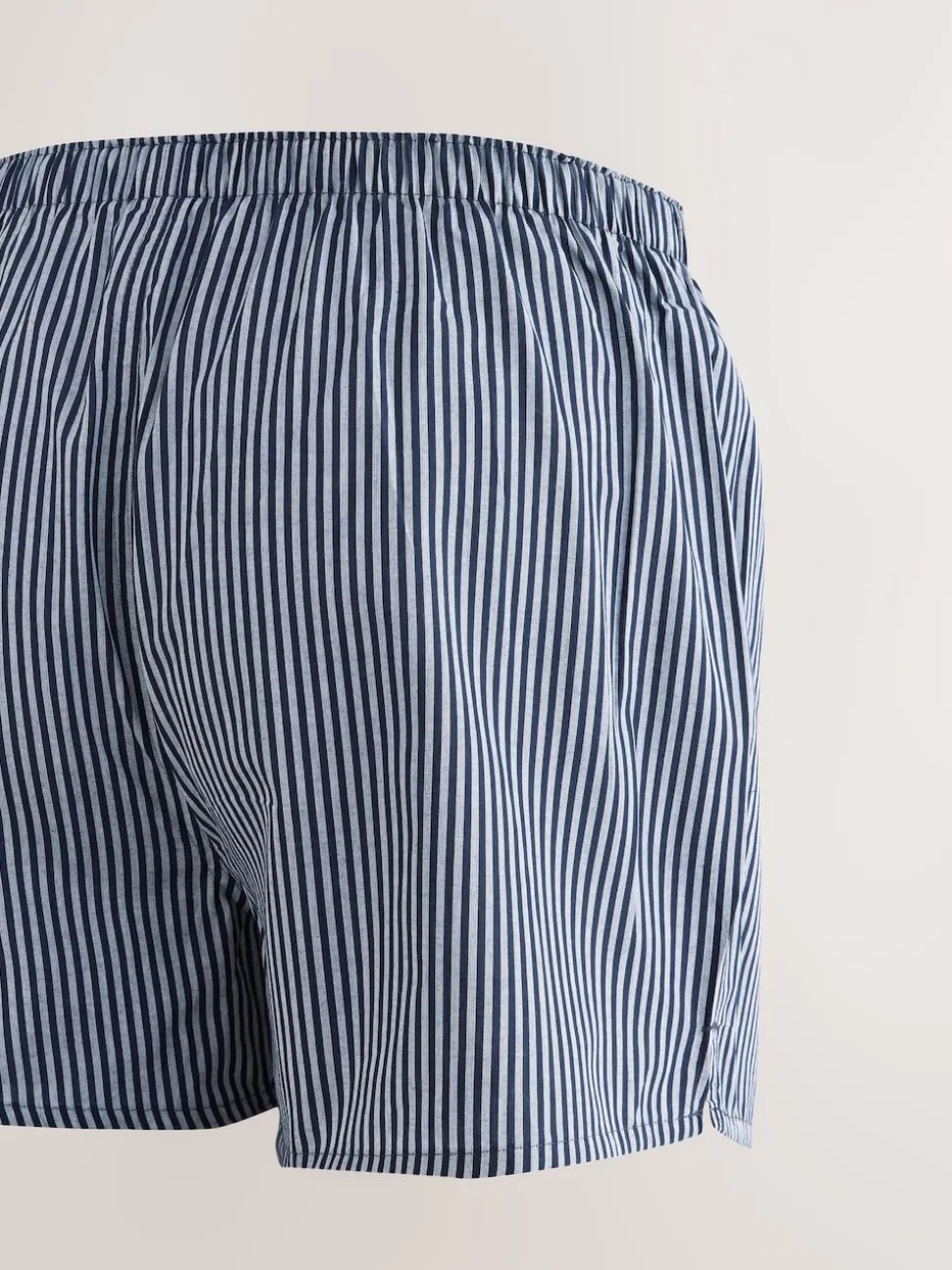 Navy Mixed Pattern 8 pack Woven Pure Boxers