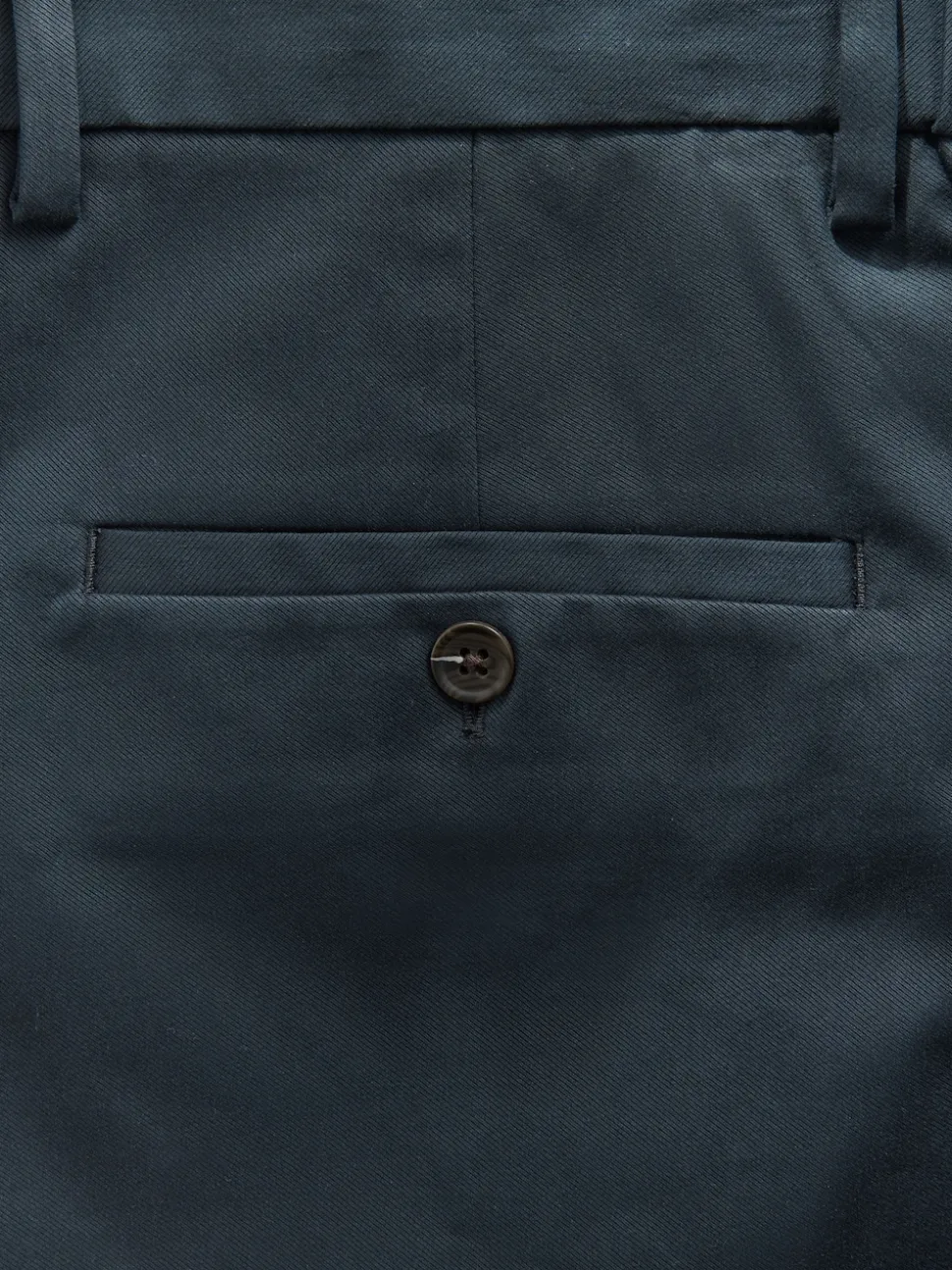 Navy Muscle Fit N.Premium Smart Cotton TENCEL™ Lyocell Blend Chinos With Comfort Waistband