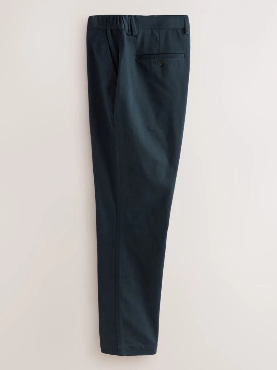 Navy Muscle Fit N.Premium Smart Cotton TENCEL™ Lyocell Blend Chinos With Comfort Waistband