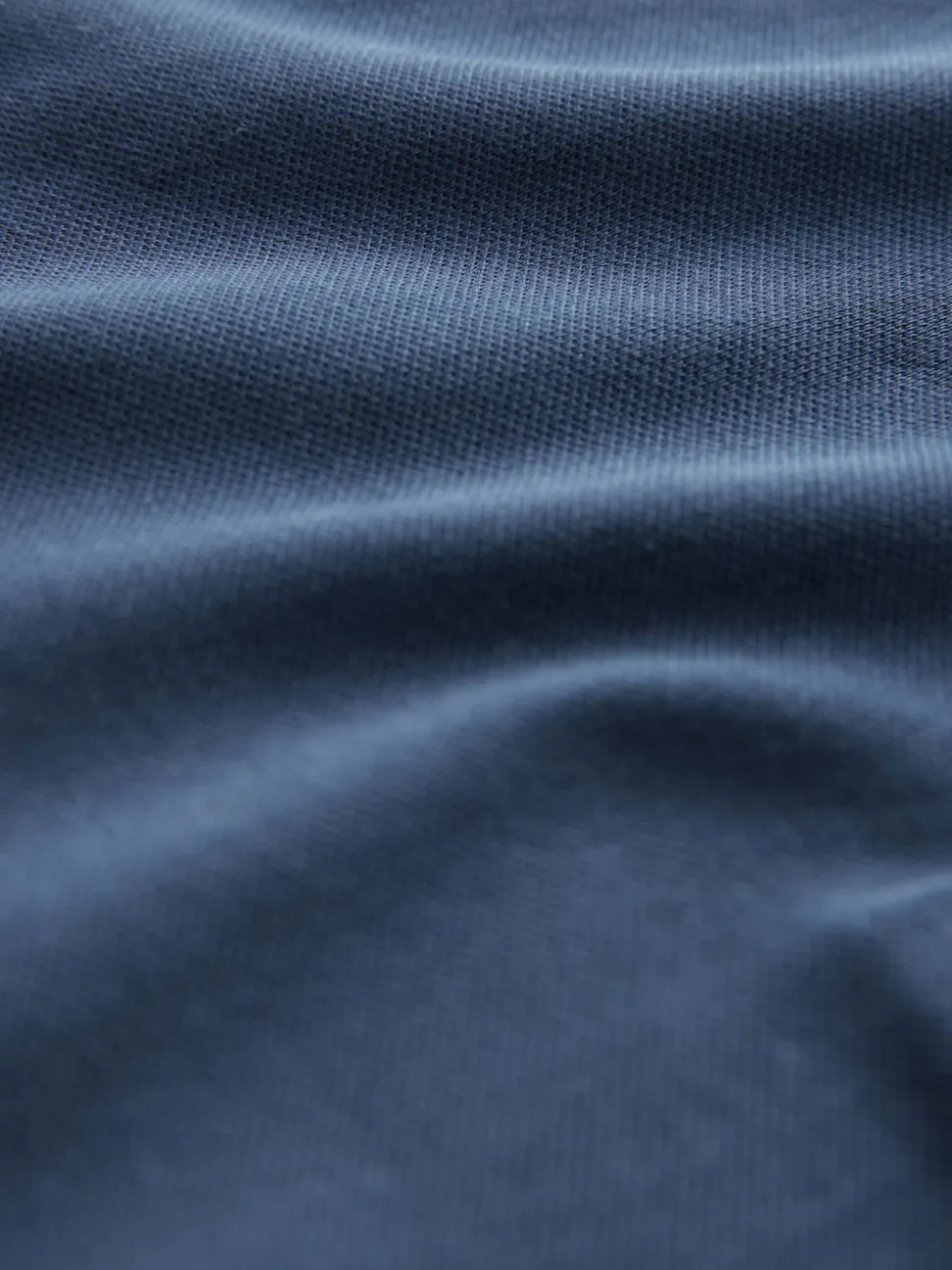 Navy Ottoman Regular Fit Short Sleeve Tipped Polo Shirt