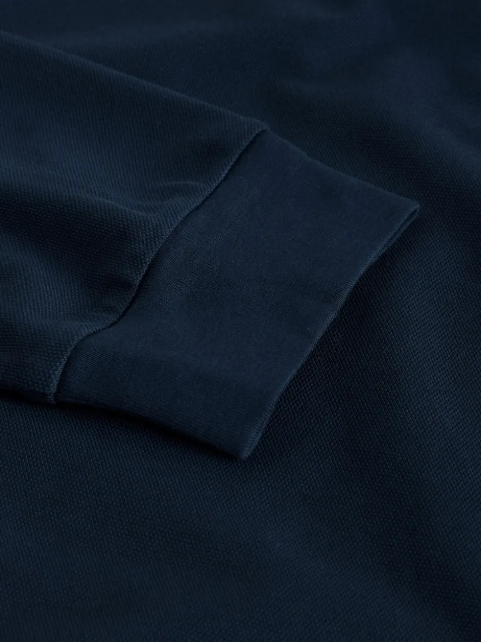 Navy Ottoman Tipped Polo Shirt