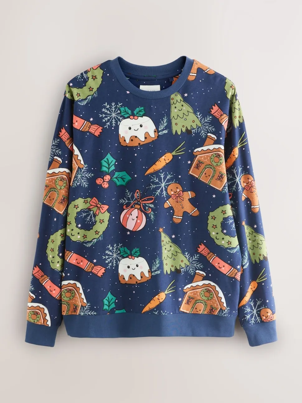 Navy Pudding Matching Family Christmas Pyjamas