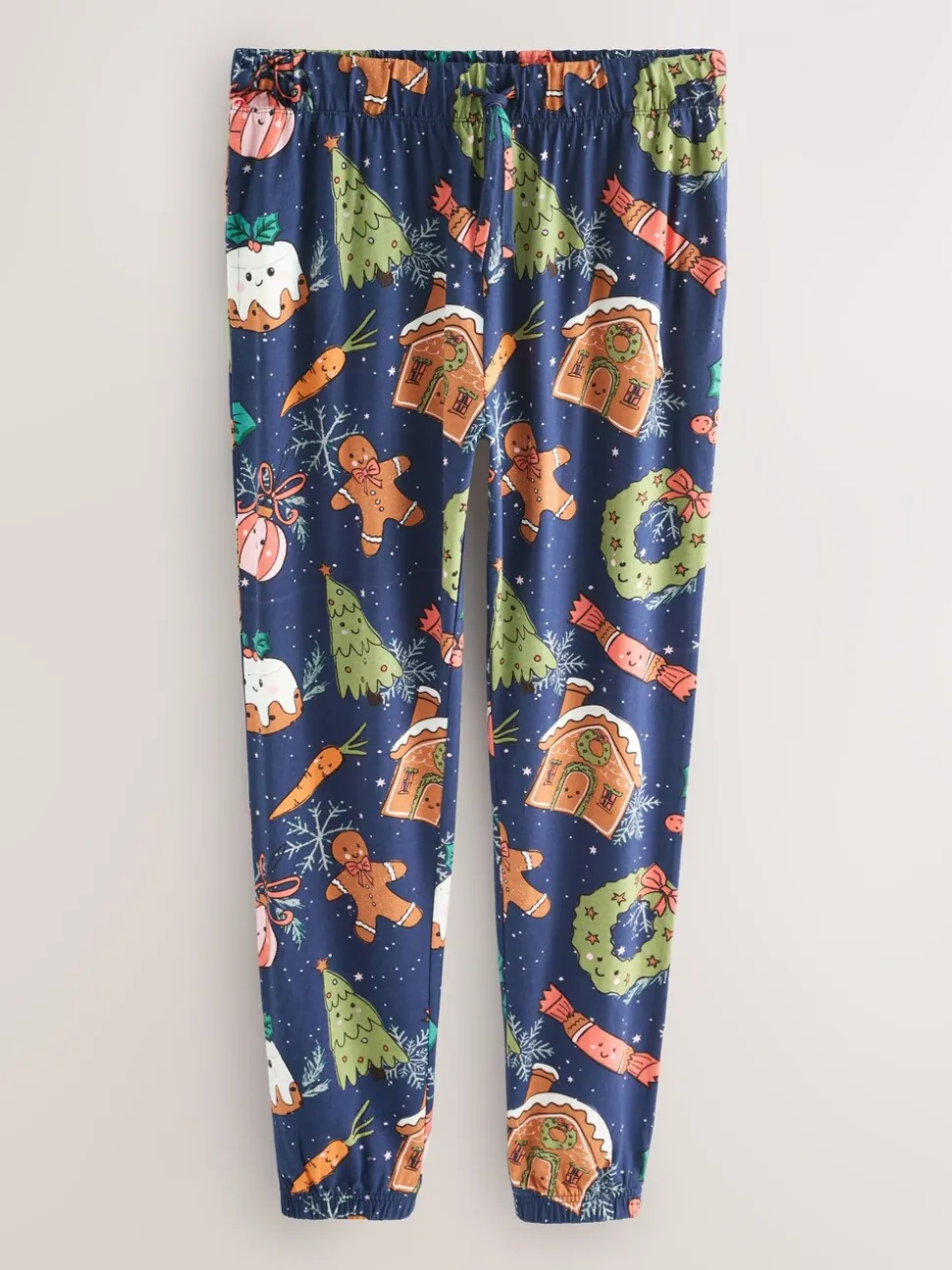 Navy Pudding Matching Family Christmas Pyjamas