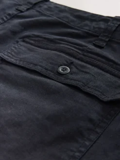 Navy Regular Fit Authentic Cotton Rich Stretch Trousers