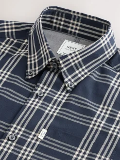 Navy Regular Fit Easy Iron Button Down Oxford Shirt