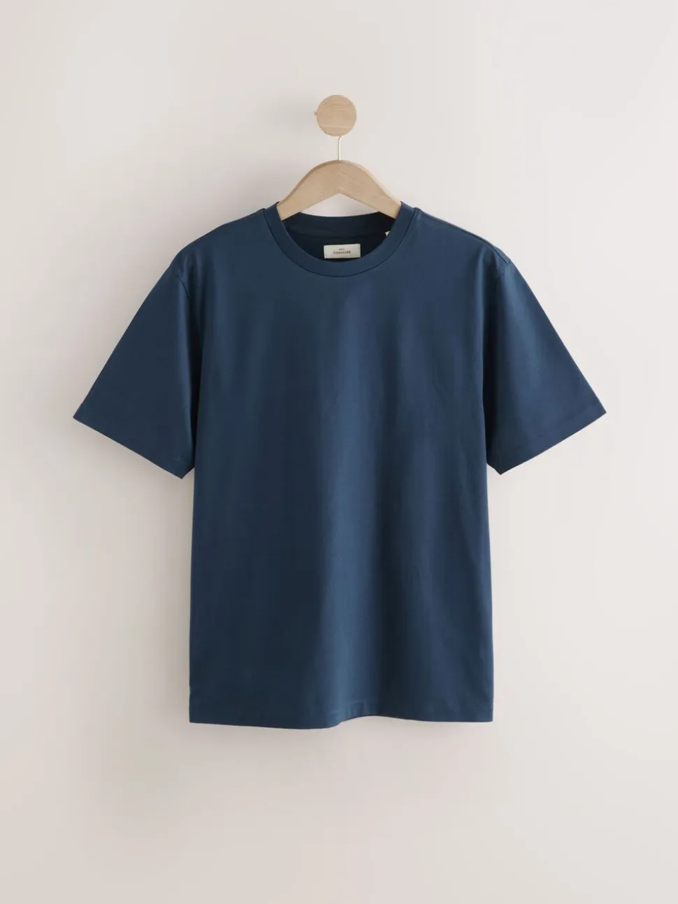 Navy Regular Fit Signature SUPIMA® Cotton Crew Neck T-Shirt