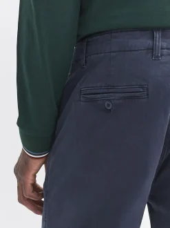 Navy Regular Tapered Fit Authentic Sunbleached Trousers
