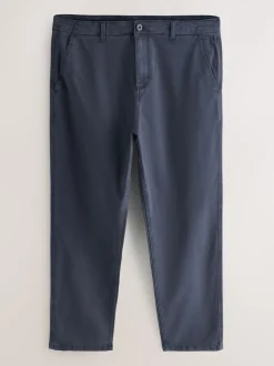Navy Regular Tapered Fit Authentic Sunbleached Trousers