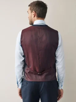 Navy Signature Cerutti !00% Italian Wool Suit Waistcoat