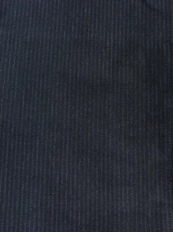 Navy Slim Fit Seersucker Stripe Suit Jacket
