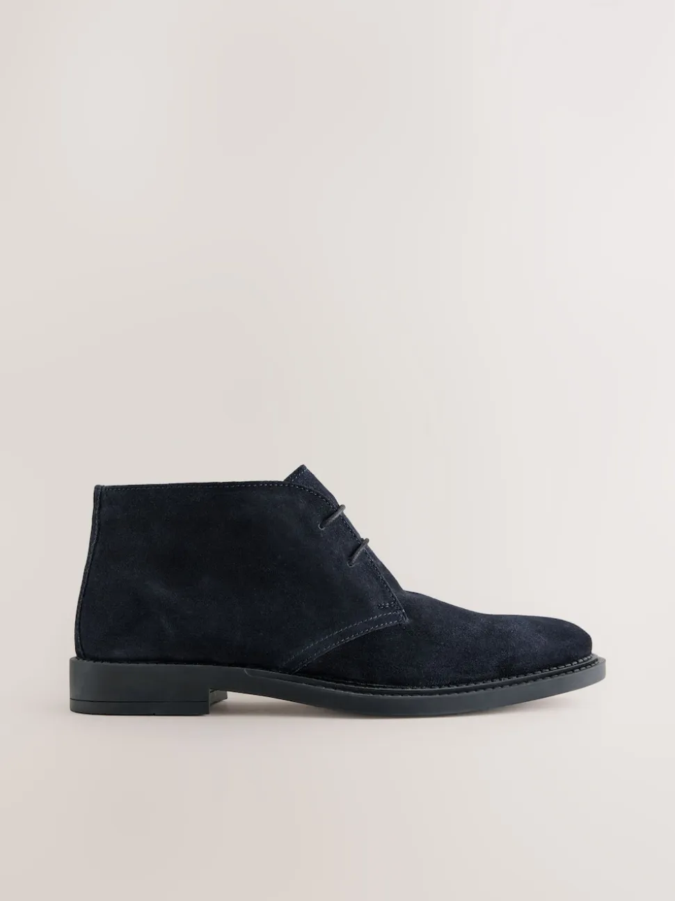 Navy Smart Suede Chukka Boots