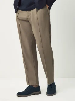 Navy Suedette Derby Shoes