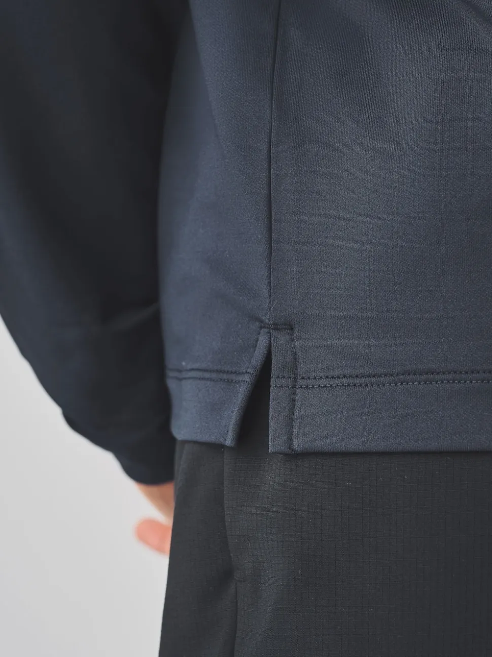 Navy Zip Neck Active Training Top