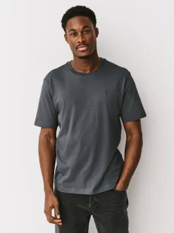 Navy/Black/White/Grey Regular Fit T-Shirts 4 Pack