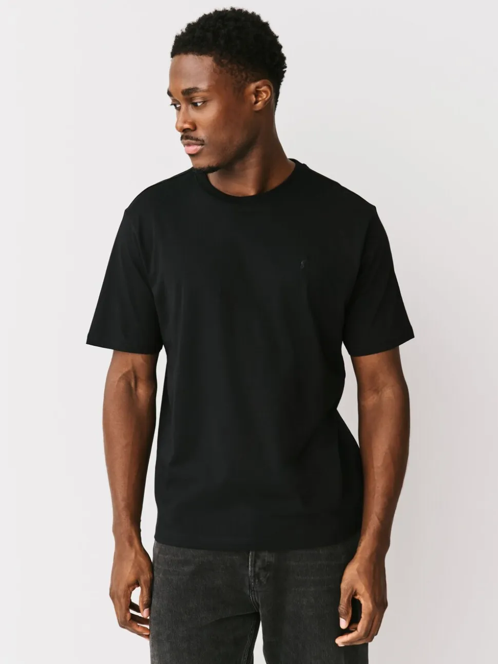 Navy/Black/White/Grey Regular Fit T-Shirts 4 Pack