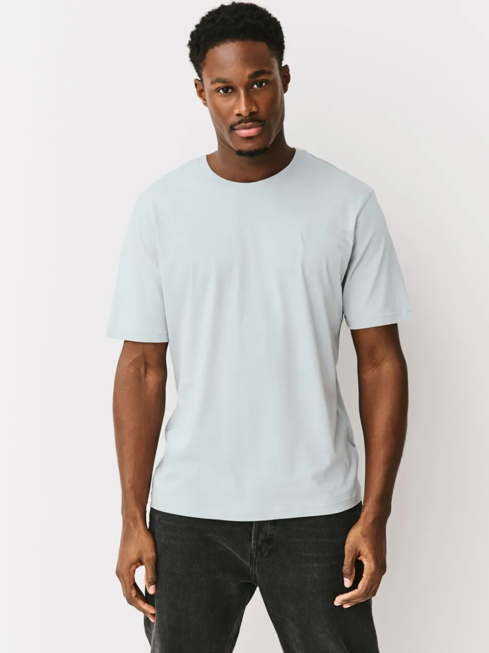 Navy/Black/White/Grey Regular Fit T-Shirts 4 Pack