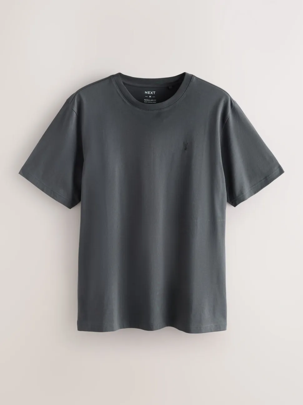 Navy/Black/White/Grey Regular Fit T-Shirts 4 Pack
