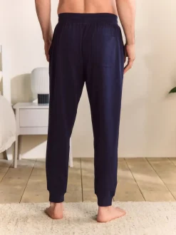 NavyBlue Cuffed Loopback Soft Touch Cuffed Joggers