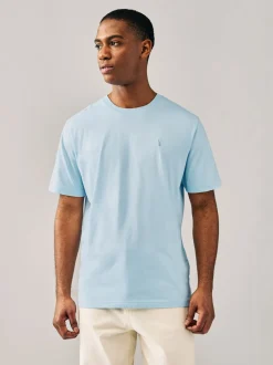 Navy/Blue/Pink/Green Regular Fit T-Shirts 4 Pack