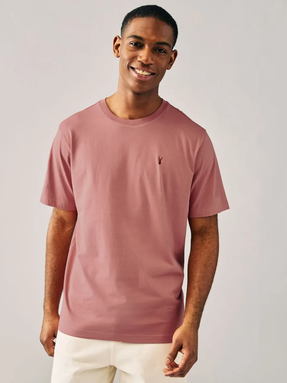 Navy/Blue/Pink/Green Regular Fit T-Shirts 4 Pack