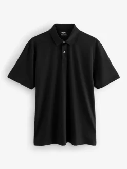 Navy/Brown/Grey/White/Sage Green Regular Fit Short Sleeve Jersey Polo Shirts 5 Pack