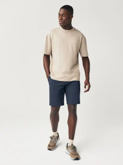 Navy/Charcoal Slim Fit Stretch Chino Shorts 2 Pack