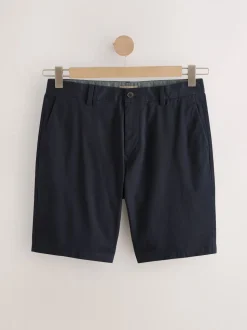 Navy/Charcoal Slim Fit Stretch Chino Shorts 2 Pack
