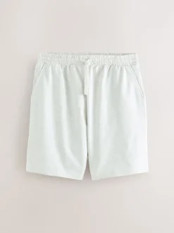 Navy/Green/Ice Grey Loopback Soft Touch Shorts 3 Pack