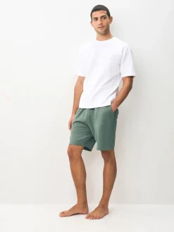 Navy/Green/Ice Grey Loopback Soft Touch Shorts 3 Pack