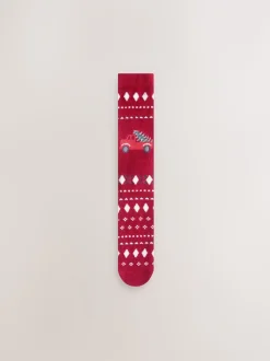 Navy/Red Truck Matching Family Christmas Cosy Socks 2 Pack