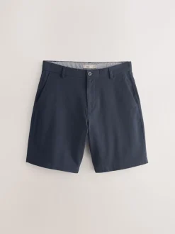 Navy/Stone Loose Fit Stretch Chino Shorts 2 Pack