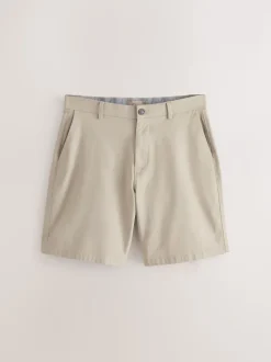 Navy/Stone Loose Fit Stretch Chino Shorts 2 Pack