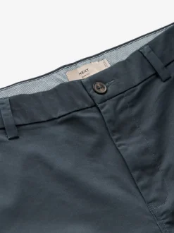 Navy/Stone Slim Fit Stretch Chino Shorts 2 Pack
