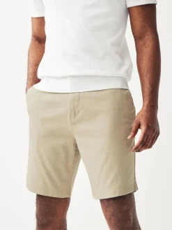 Navy/Stone Slim Fit Stretch Chino Shorts 2 Pack