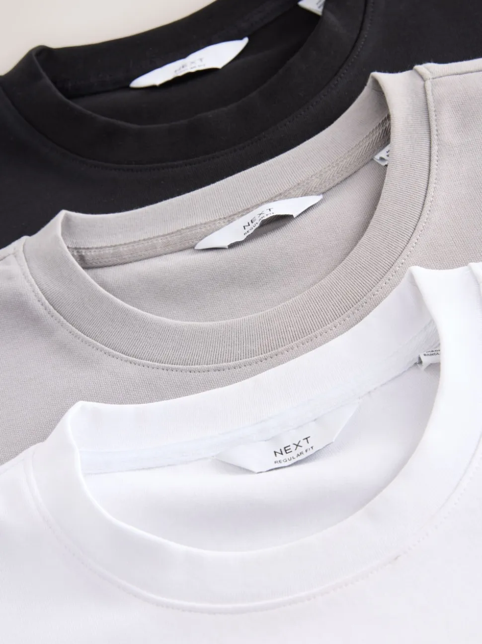 Navy/White/Stone Smart Soft Touch Heavyweight T-Shirts 3 Pack