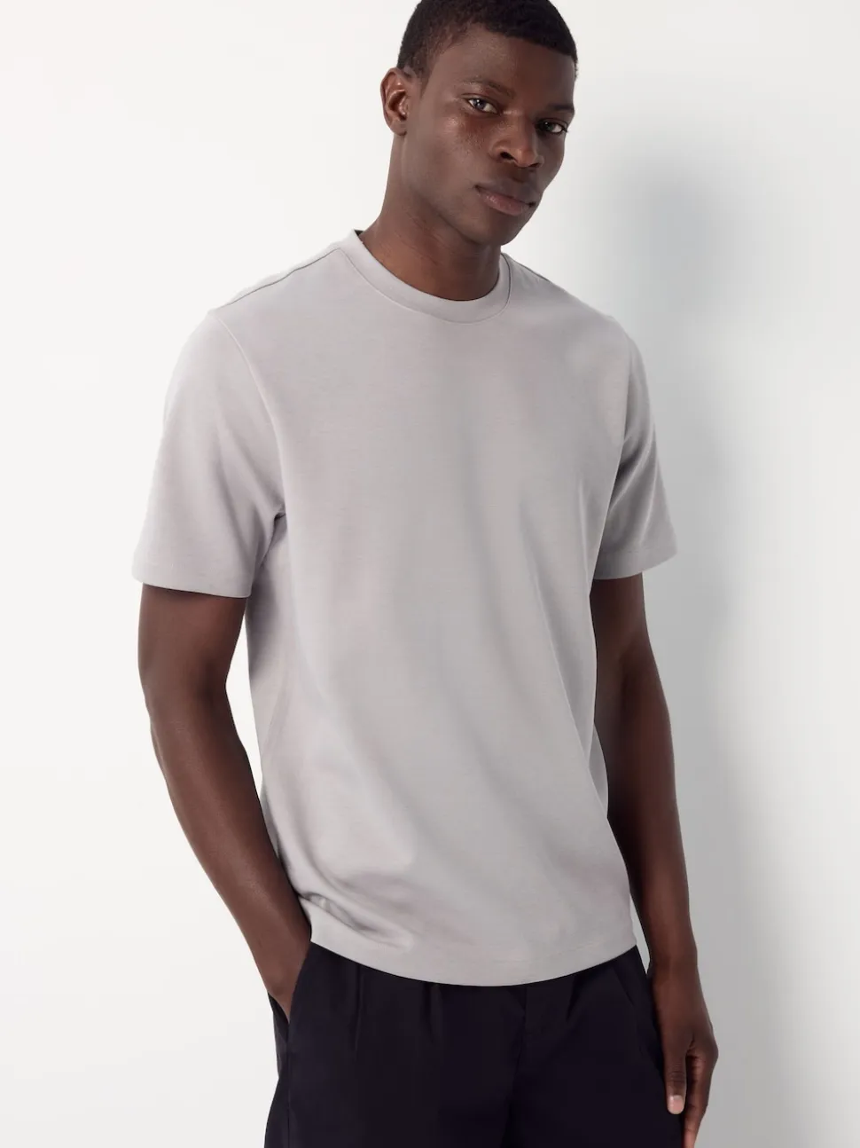Navy/White/Stone Smart Soft Touch Heavyweight T-Shirts 3 Pack