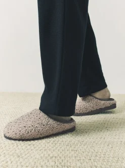 Neutral Borg Mule Slippers