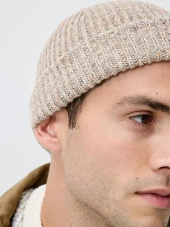 Neutral Brown Beanie Hat