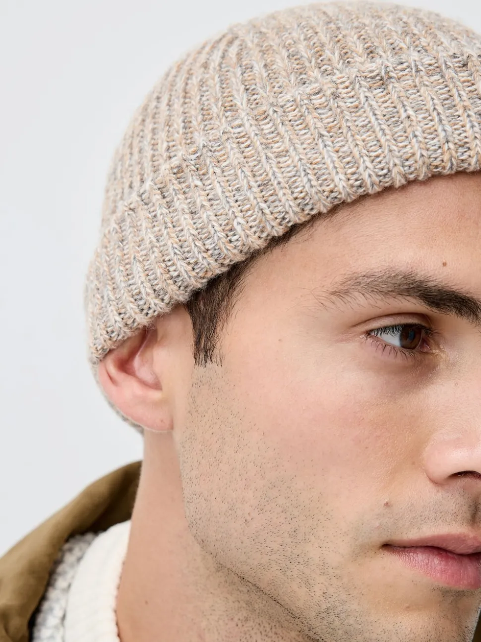 Neutral Brown Beanie Hat