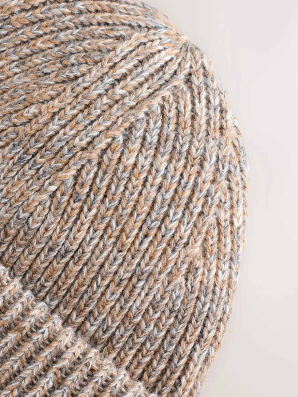 Neutral Brown Beanie Hat