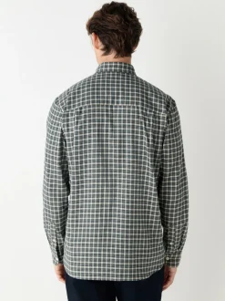 Neutral Brushed Flannel Shirt