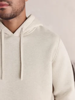 Neutral Check Bottoms Long Sleeve Hoodie Set