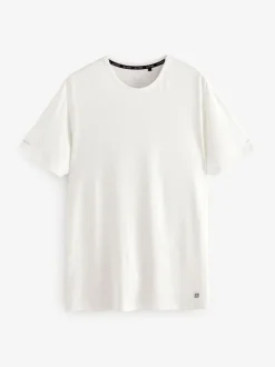 Neutral Ecru Short Sleeve Tee Active Gym Training Top