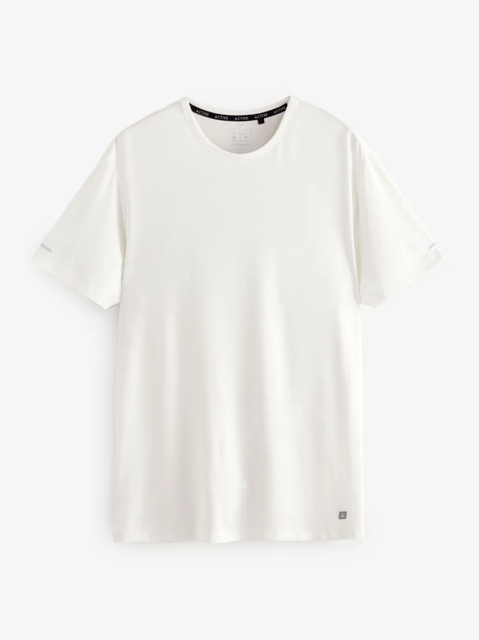 Neutral Ecru Short Sleeve Tee Active Gym Training Top