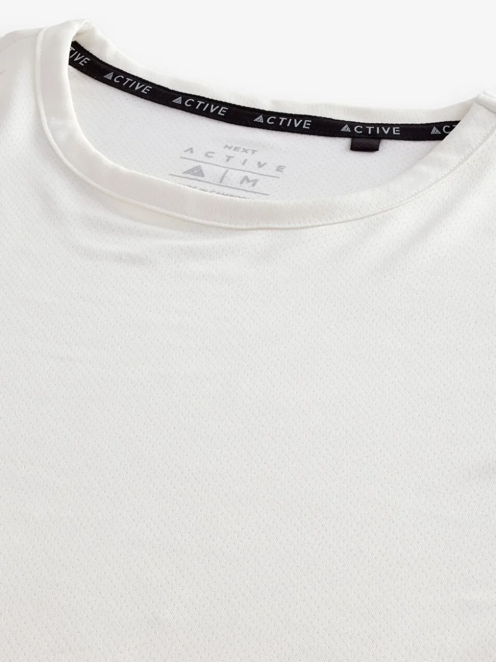 Neutral Ecru Short Sleeve Tee Active Gym Training Top